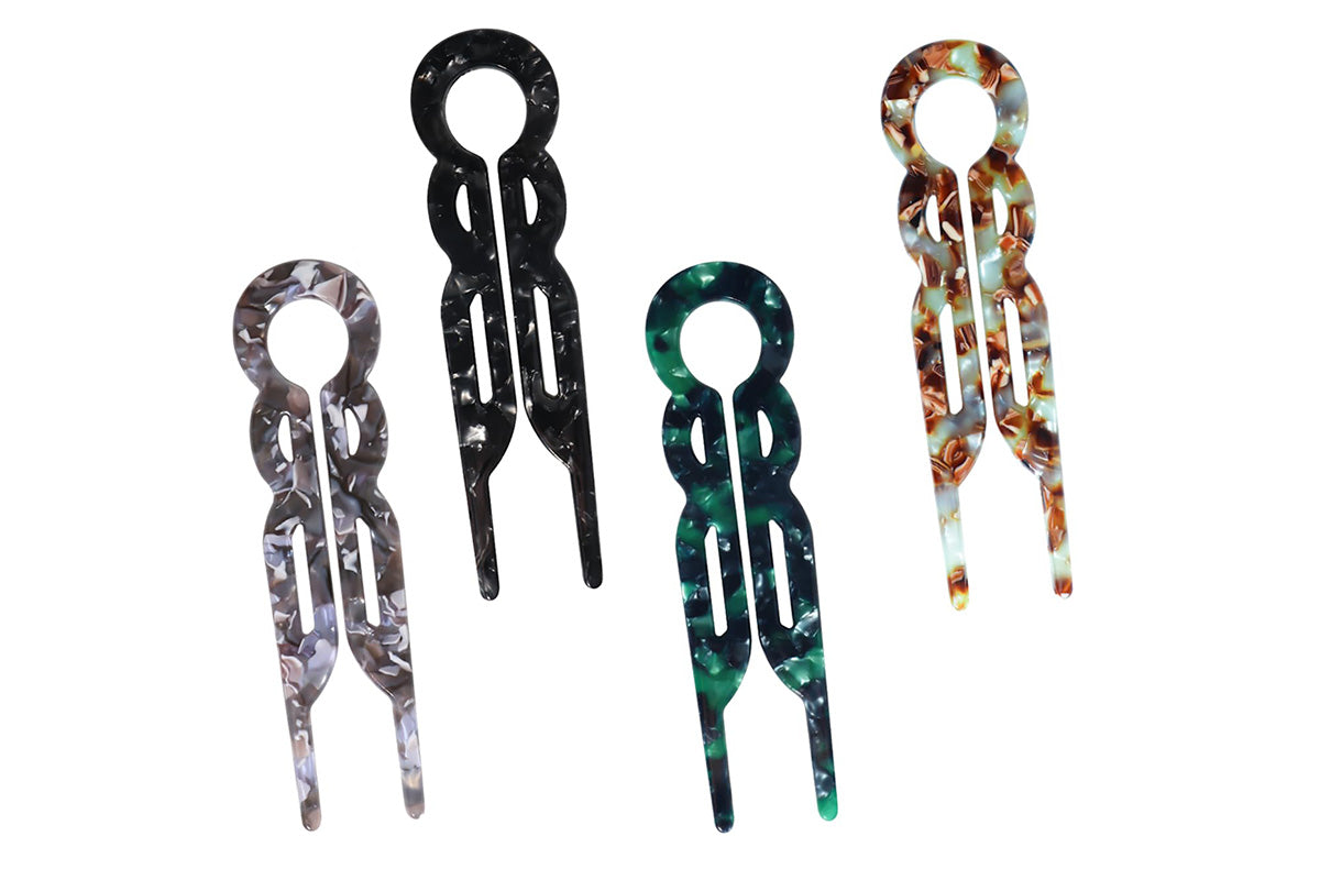 4Pcs Acetate Hair Pins for Women Elegant Hair Accessories