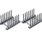 2Pcs Lid Rack Stand Plates Kitchen Pot Storage Rest Shelf Organiser Pan Holder