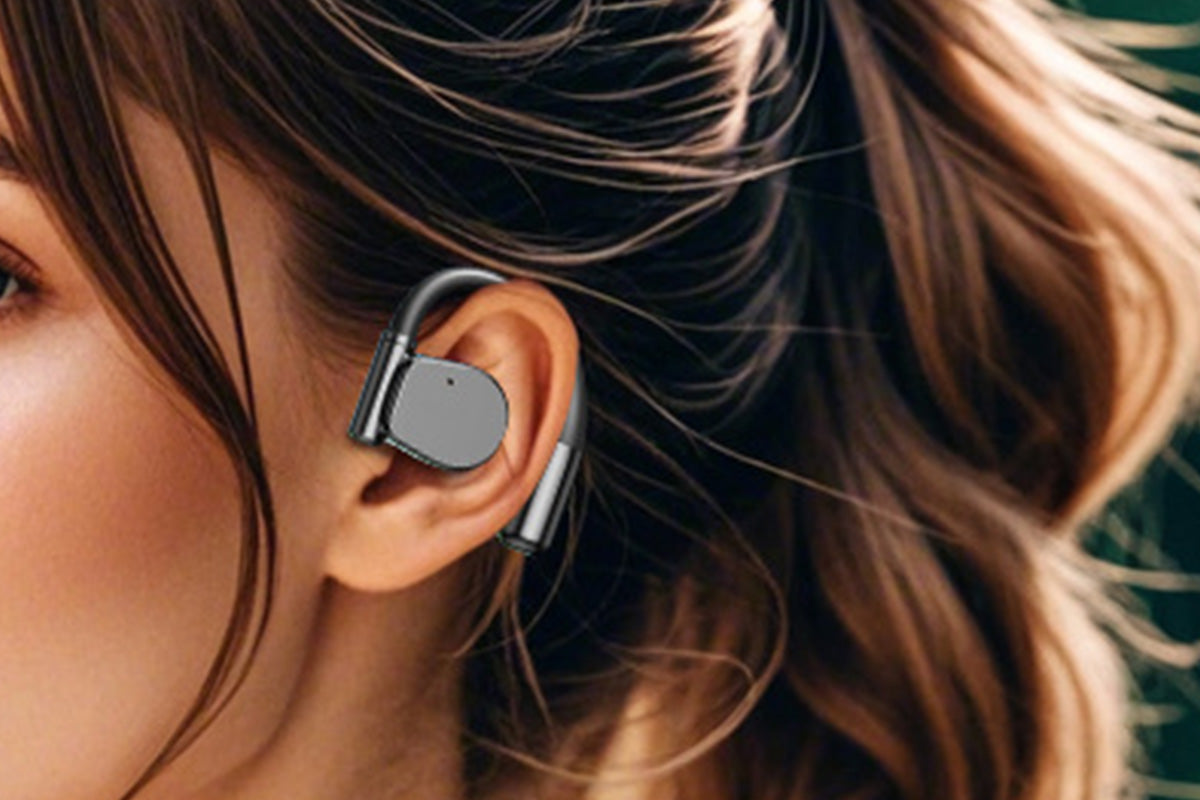 AI Translation Earbuds Real Time 140 Languages Open Ear Earbuds for Travel Business
