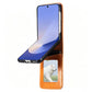 PU Wallet Card Holder Case for Samsung Galaxy Z Flip 6 7 8 with Stand-Brown