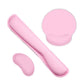 3Pcs Gaming Mouse Pad Mouse Pad with Wrist Rest Circle Curved Ergonomic Mousepad
