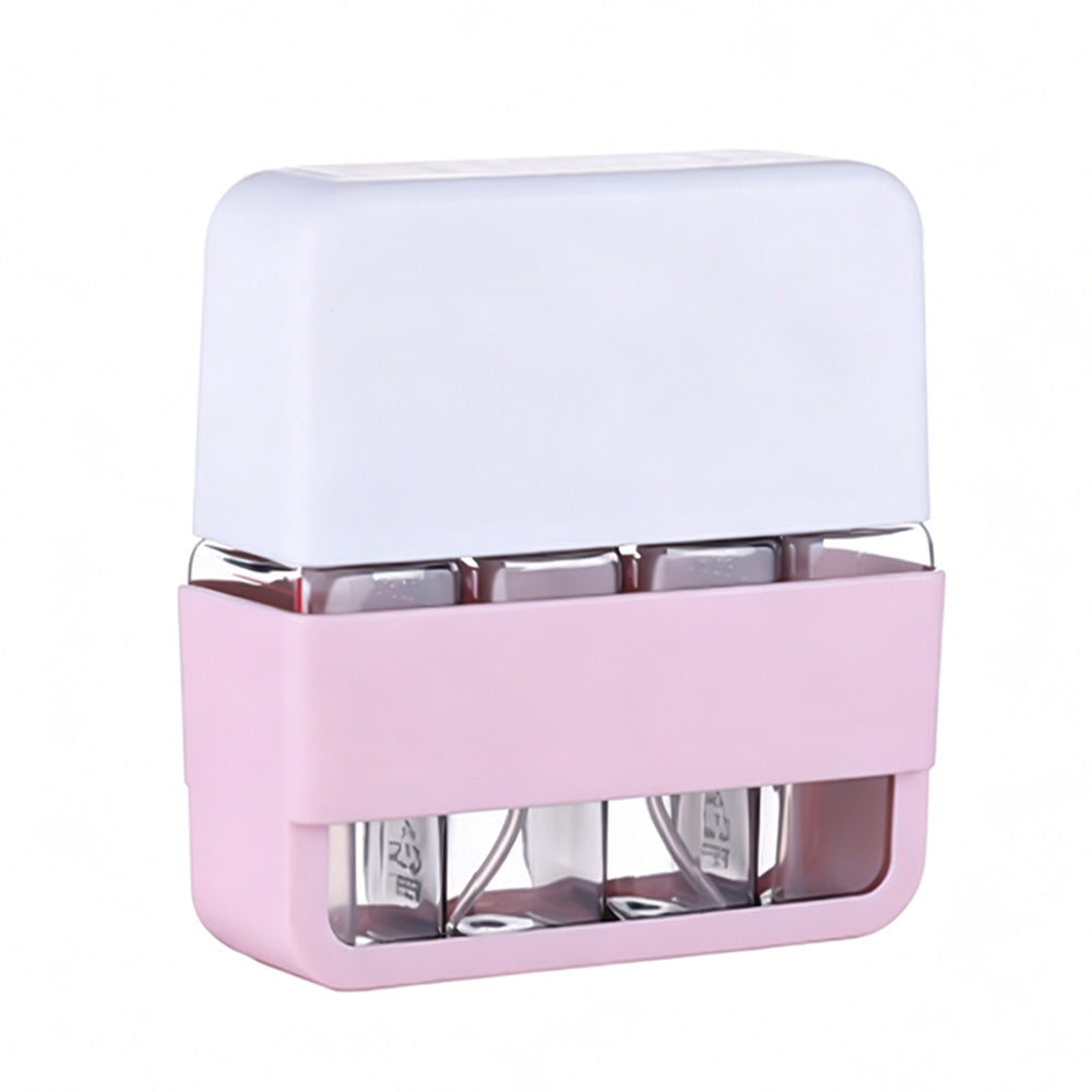 Portable 4-in-1 Travel Bottle Set for Toiletries