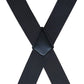 Mens X Back Elastic Suspenders with 4 Metal Clips Adjustable to 120cm