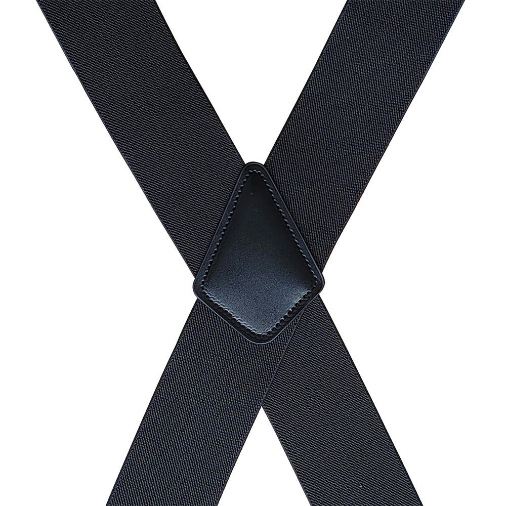 Mens X Back Elastic Suspenders with 4 Metal Clips Adjustable to 120cm
