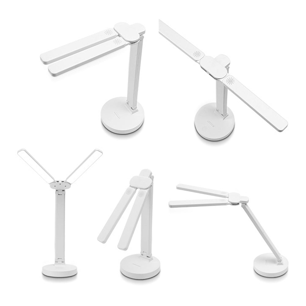 Double Head LED Foldable Touch Control Desk Light