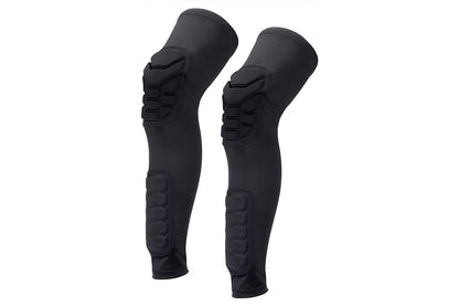 One Pair Knee Calf Padded Knee Braces Knee Sleeve Calf Shin Guard