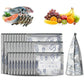 30 Pack Reusable Aluminum Foil Freezer Bags