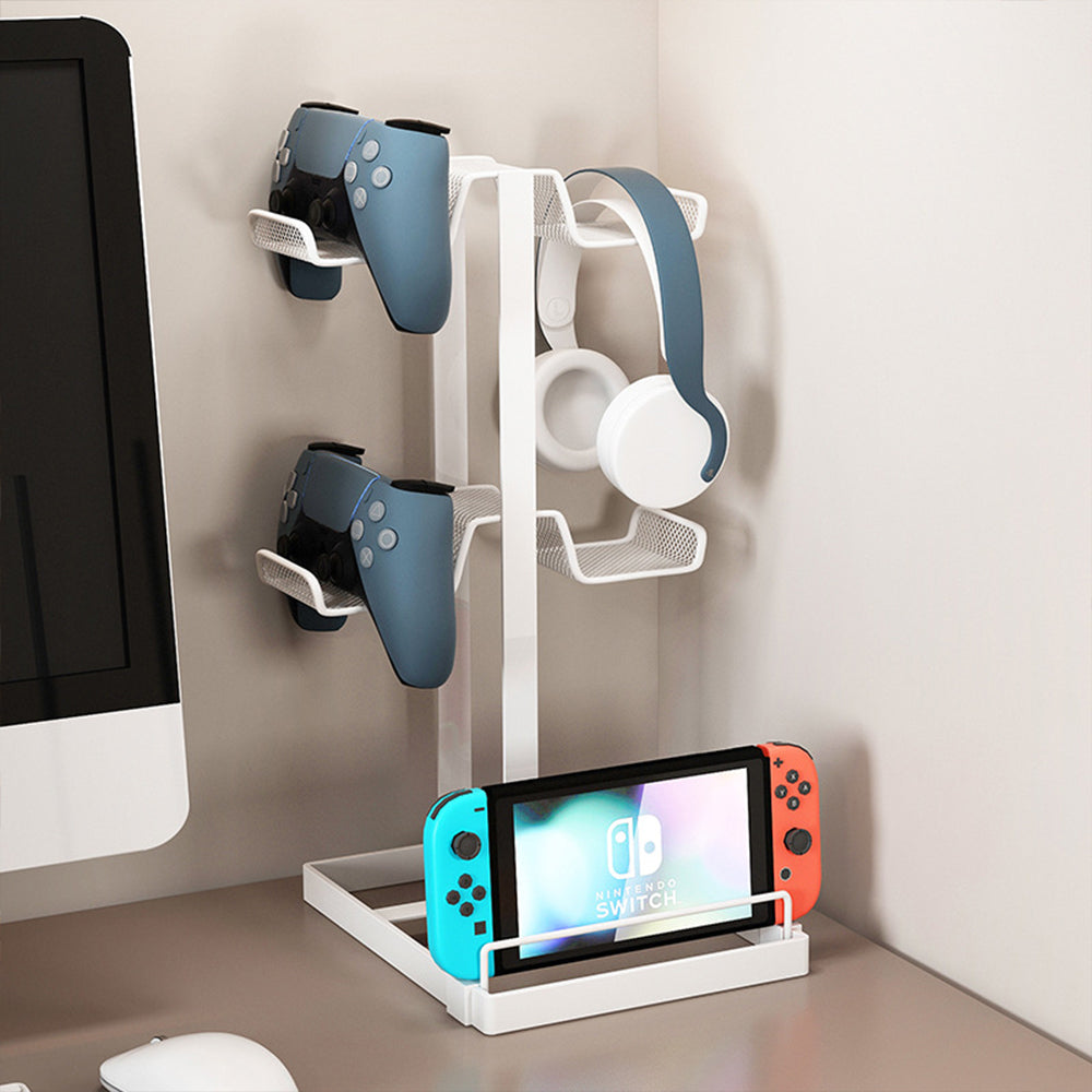 Universal Carbon Steel Game Controller and Headphone Stand Holder