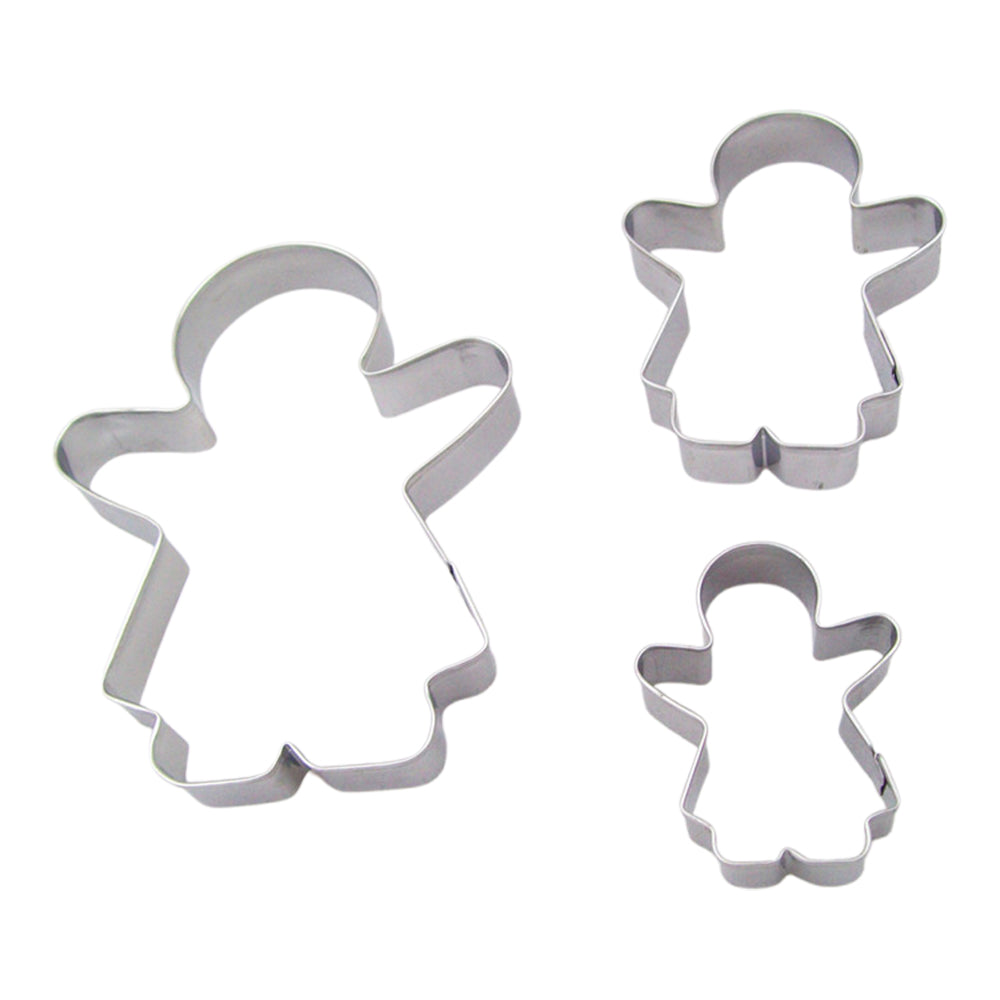 6Pcs Gingerbread Man Boys and Girls Cookie Cutter Christmas Party Xmas Decoration Mould