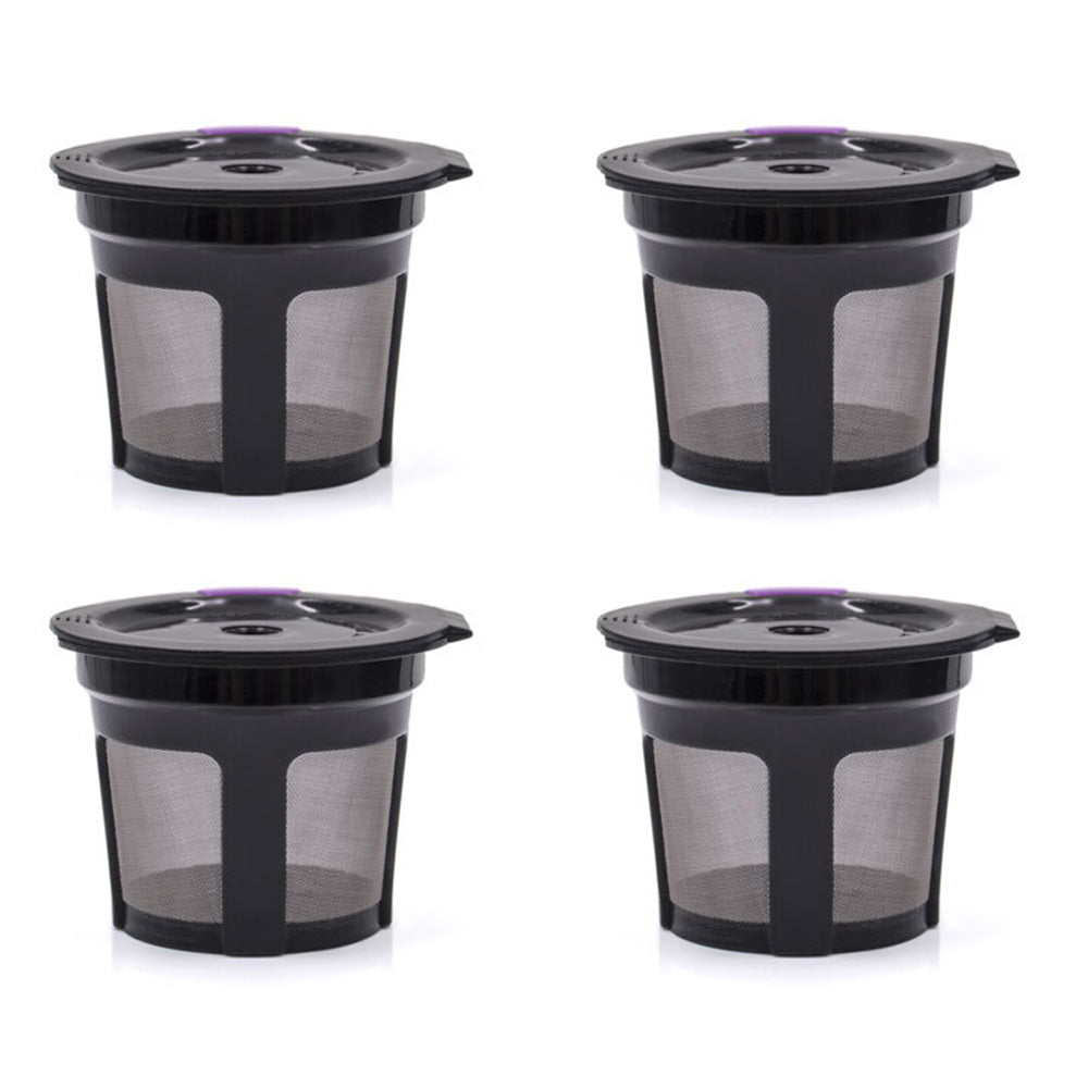 4 Pack Refillable Coffee Pods Compatible with Keurig K Cup Machines