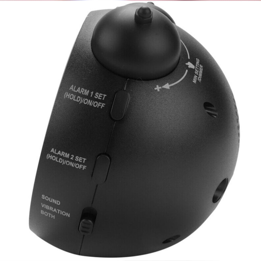 Loud Vibrating Alarm Clock with Extra Bed Shaker for Heavy Sleepers