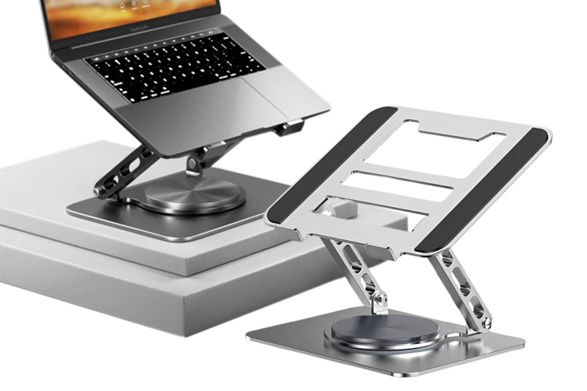 Adjustable Laptop Stand 360 Degree Rotation Foldable Desktop Holder