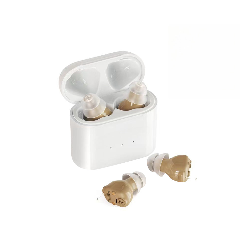 Rechargeable Inner-Ear Personal Sound Amplification Hearing Aids for Adults and Seniors