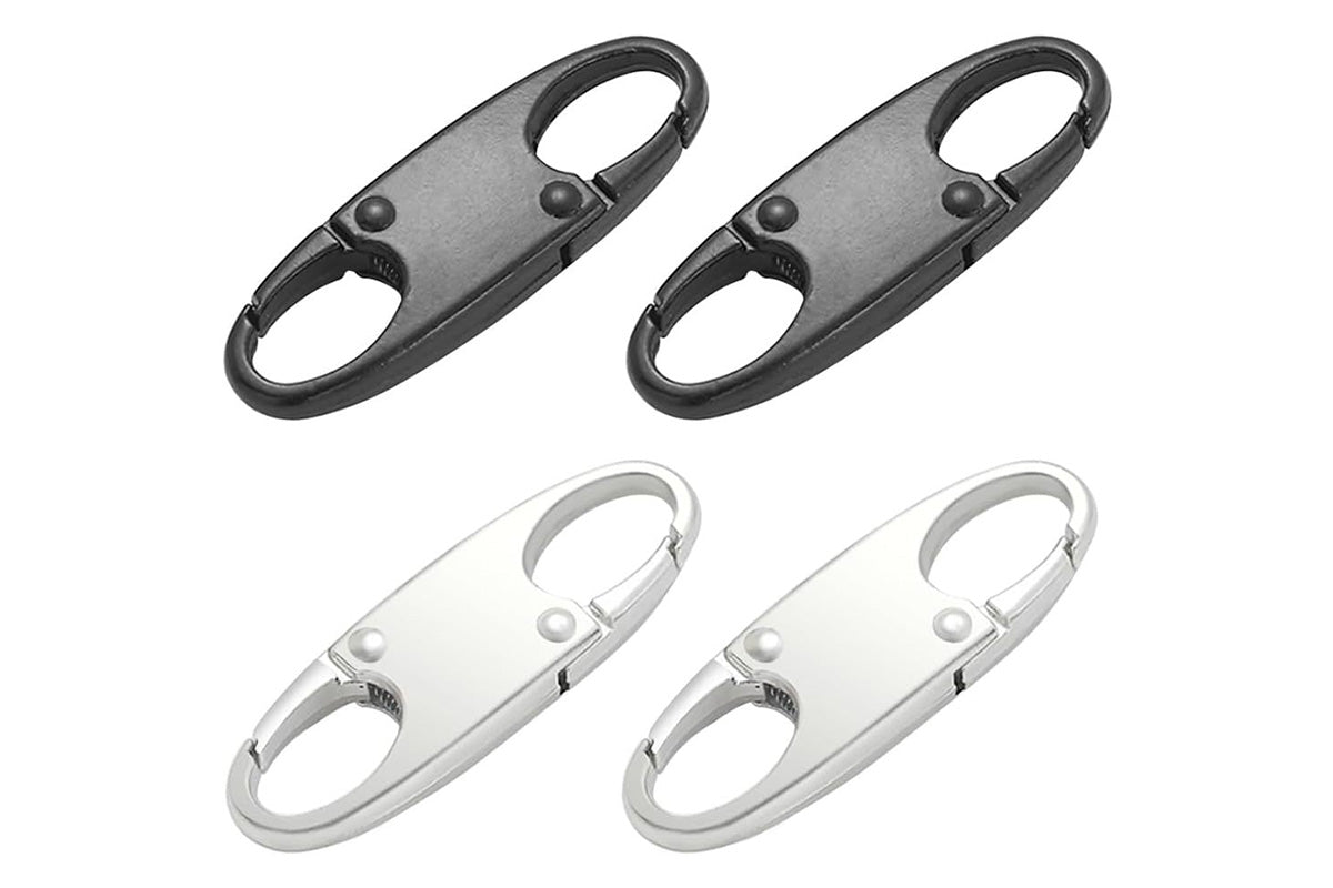 4Pcs Zipper Pull Replacement with Lock for Luggage and Suitcases