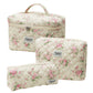 3Pcs Set Floral Cotton Cosmetic Bag