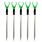 Five Piece Telescopic Aluminum Fishing Rod Holder Set