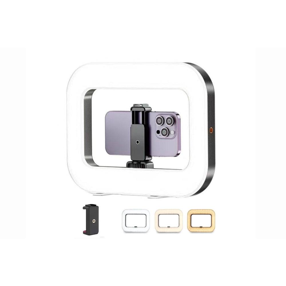 Ring Light Kit Outdoor Live Streaming Photography Fill Light with Phone Clip