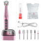 Electric Nail Drill Kit Cordless USB Rechargeable Manicure Pedicure Tools for Acrylic Gel Nails