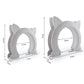 White Cat Ear Pet Door Frame for Interior Door