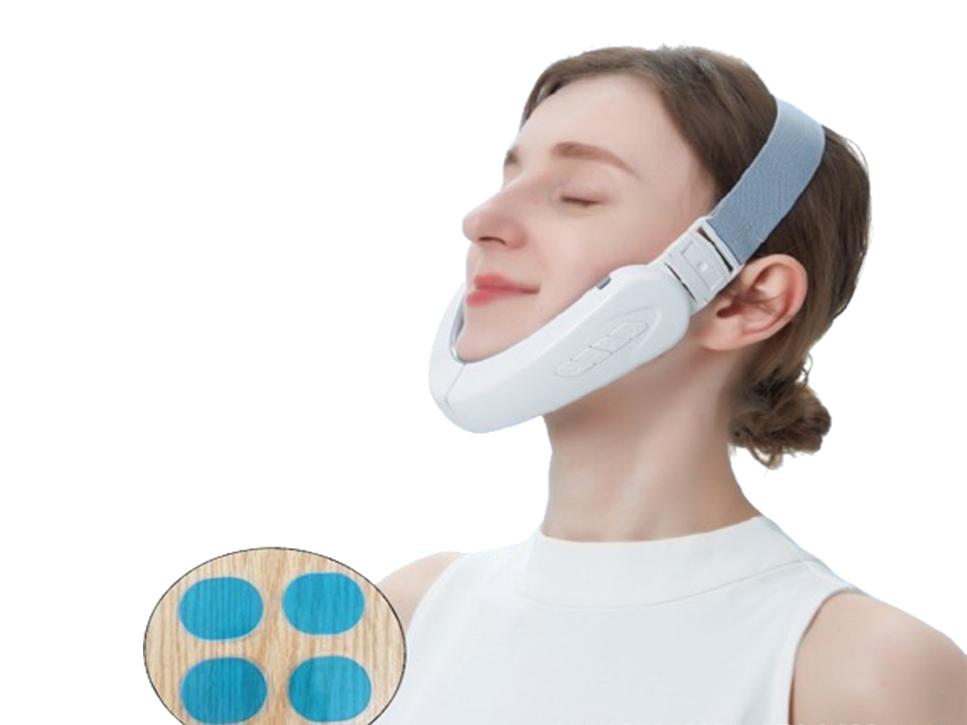 Portable Electric EMS Double Chin V Face Lifting Massager
