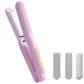 3 in 1 Hair Crimper Hair Straightener Interchangeable Plates with Gloves
