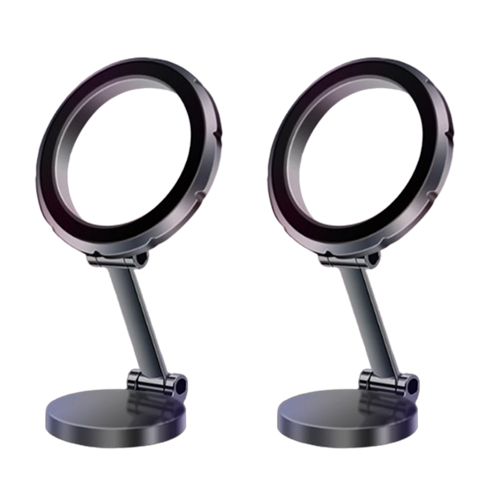 2Pcs Metal Magnetic Foldable Car Phone Holder