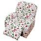 Christmas Recliner Chair Cover Sofa Slipcover with Side Pocket