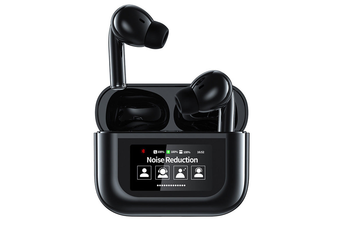 Wireless Earbuds Bluetooth 5.4 Earbuds with Touch Screen Noise Cancelling Headphones