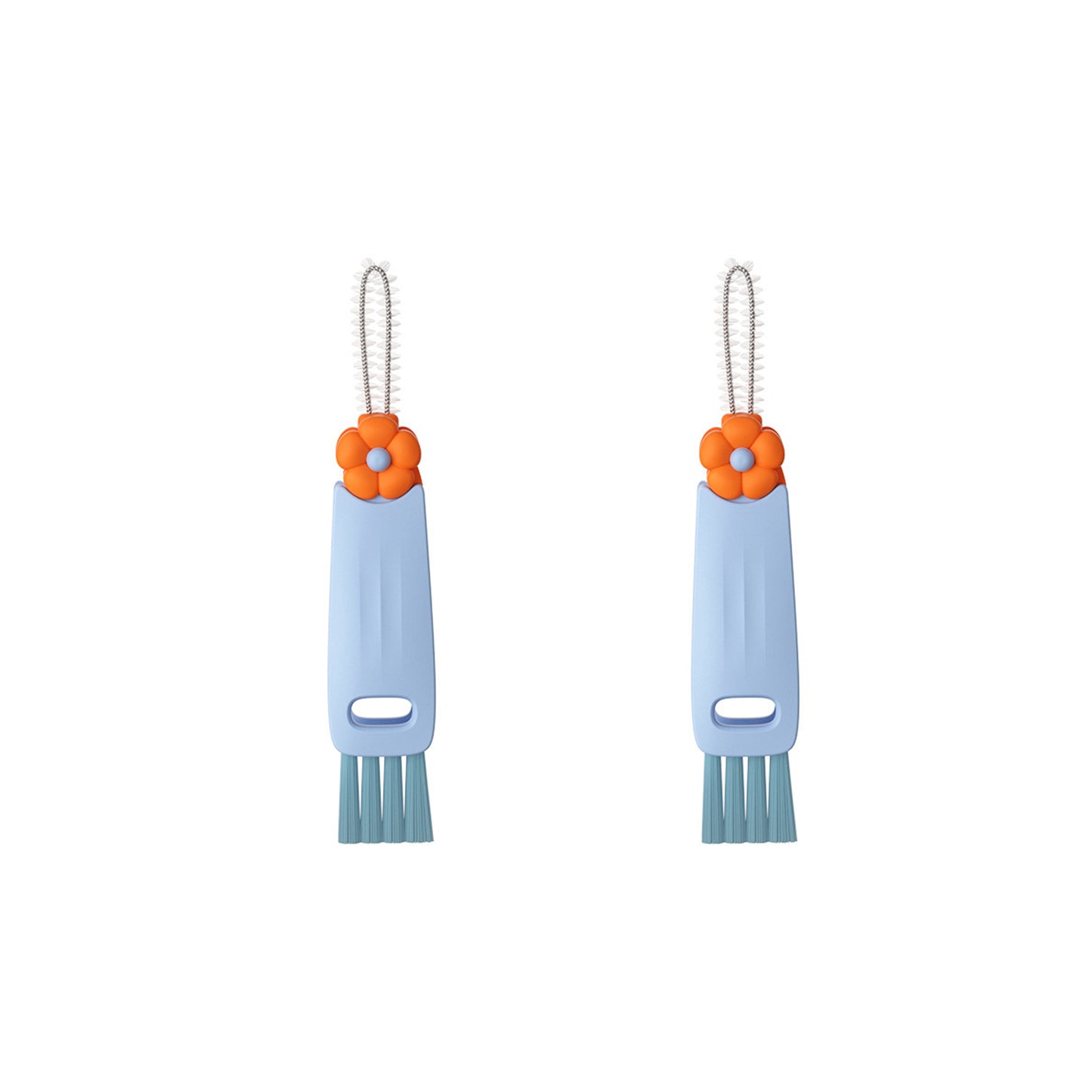 2Pcs 3-in-1 Cup Lid Crevice Cleaning Brush