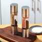 2 in 1 Stainless Steel Manual Salt and Pepper Grinder Adjustable Spice Mill for Kitchen