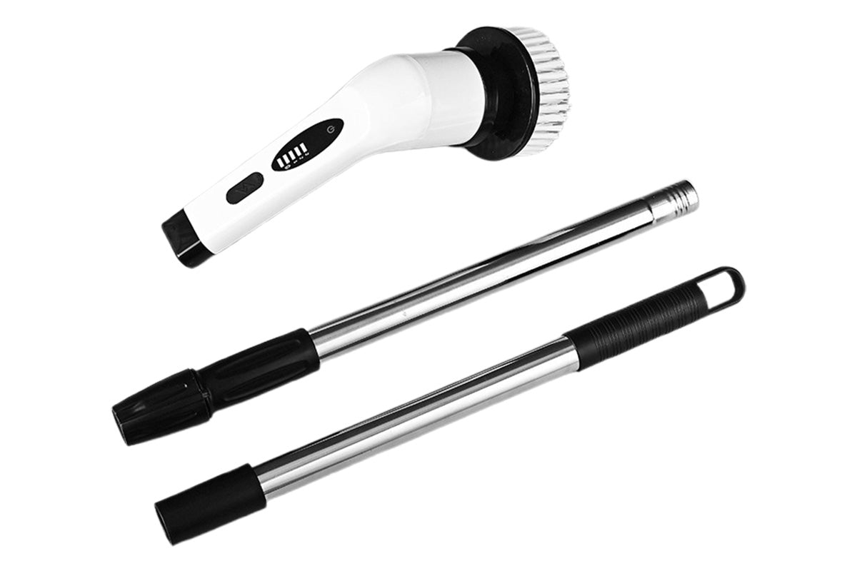 Electric Spin Scrubber Cordless Cleaning Brush Scrubber With 8 Replaceable Brush Heads