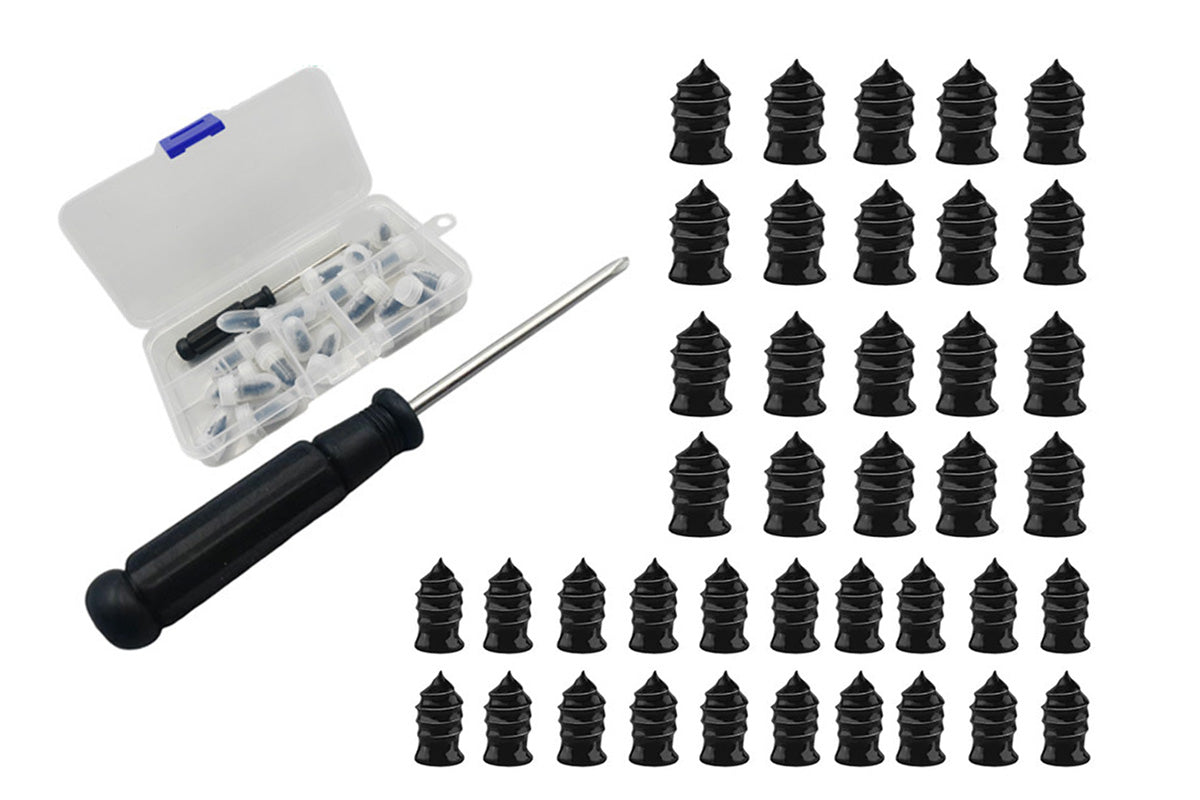 41PCS Tire Repair Rubber Studs Vacuum Tyre Repair Nail Set For Car