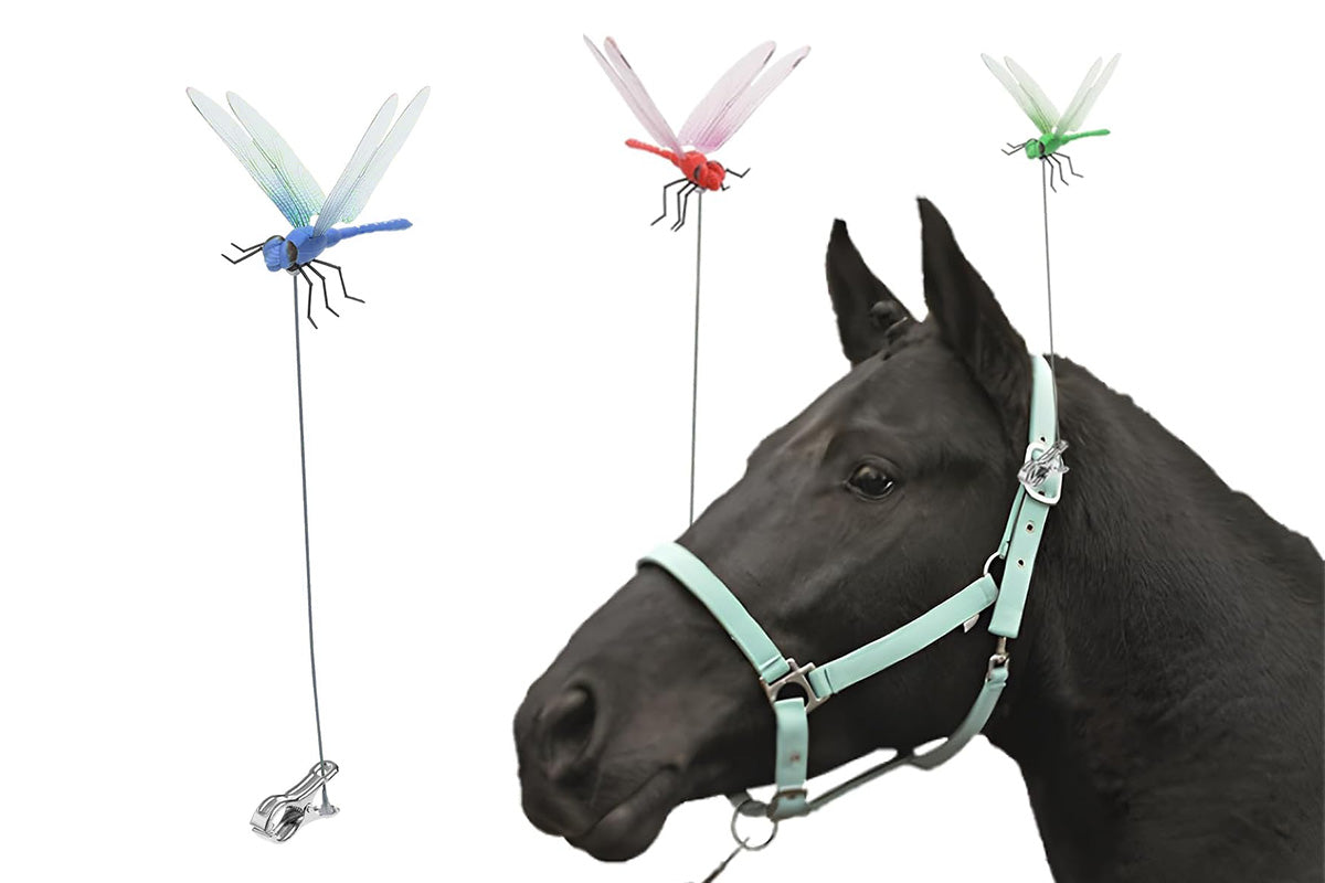 3PCS Outdoor Fake Dragonfly Rod Clip 3D Dragonfly Garden Decoration