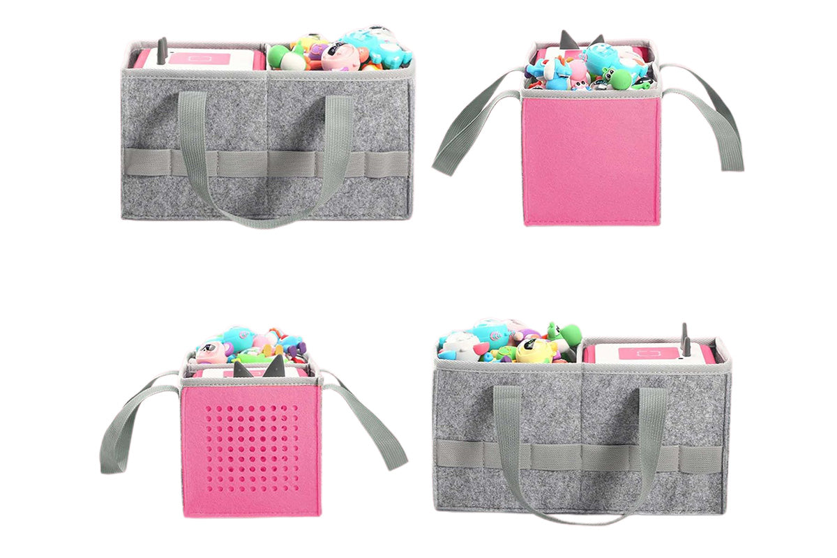 Portable Felt Cloth Musical Speaker Storage Bag