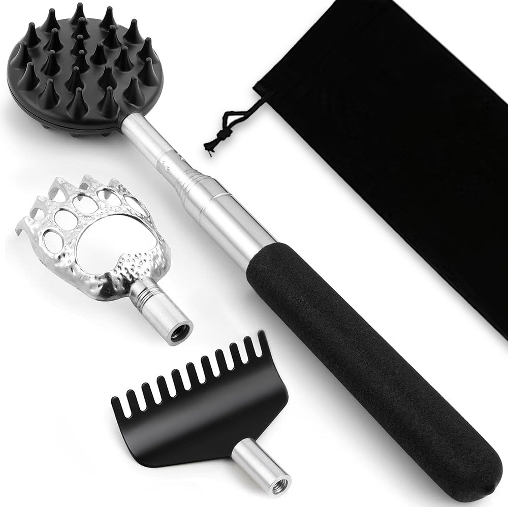 Extendable Back Scratcher Metal Claw Telescoping Backscratcher Massager