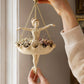 Resin Ballerina Hanging Planter Pot Hanging Flower Basket Home Decoration