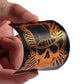 Waterproof Playing Cards PVC Plastic Poker Deck Black & Gold Skull Design