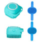6PCS Dog Bath Brush Set Shampoo Brush Finger Toothbrush for Dogs Cats