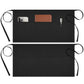 2Pcs Short Half Waist Kitchen Apron with 3 Front Pockets