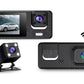 Triple Lens Car Dash Cam Super Night Vision Loop Recording
