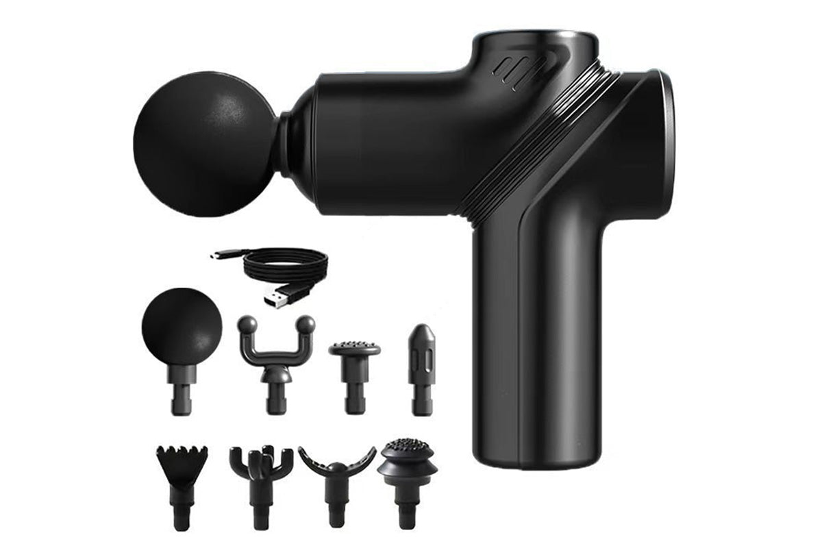 Massage Gun with 8 Replacement Heads Deep Tissue Massage Tool