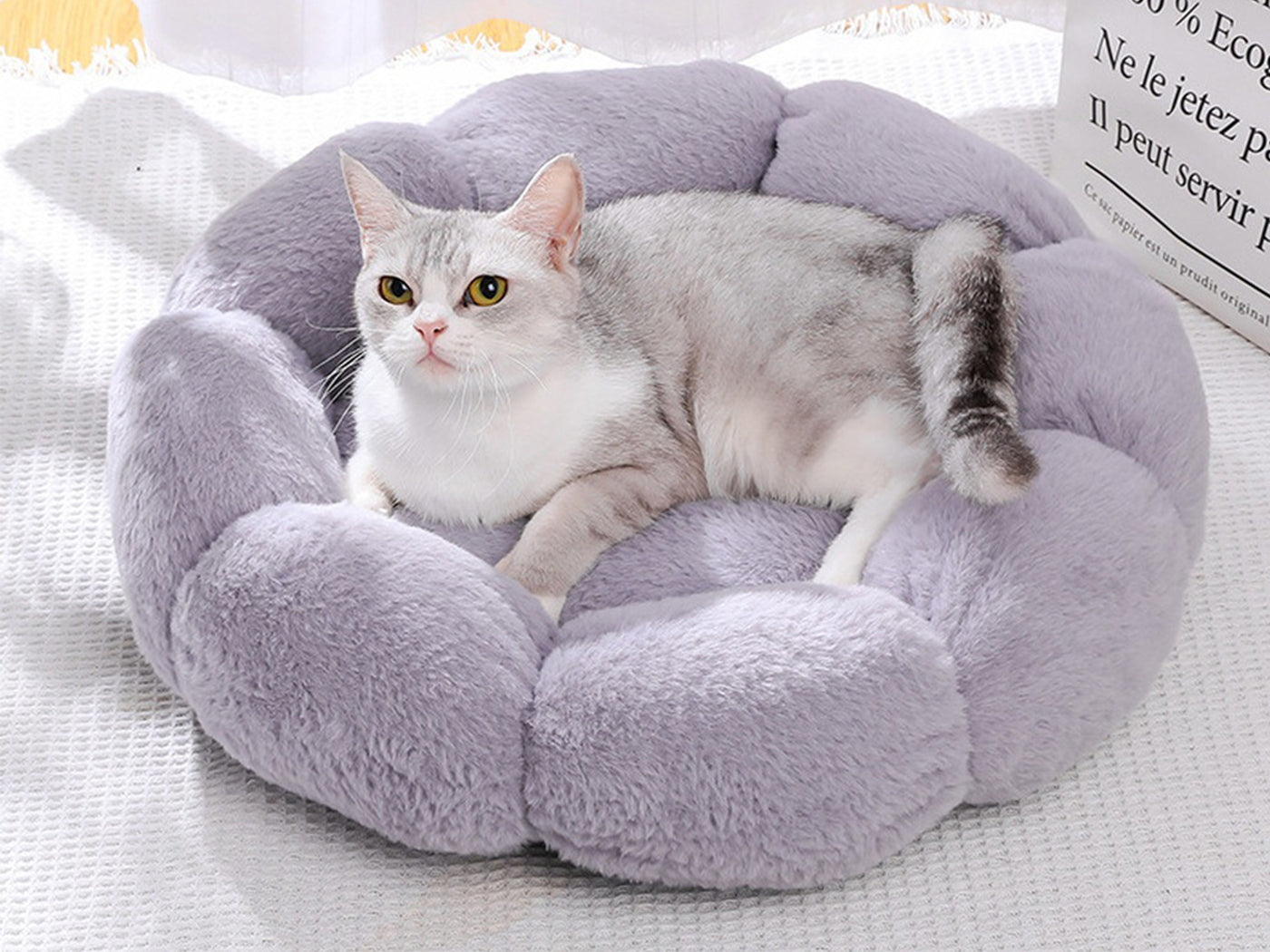 Flower Shape Pet Bed Cat Beds Dog Bed Cats Calming Pet Beds Round Dog Bed