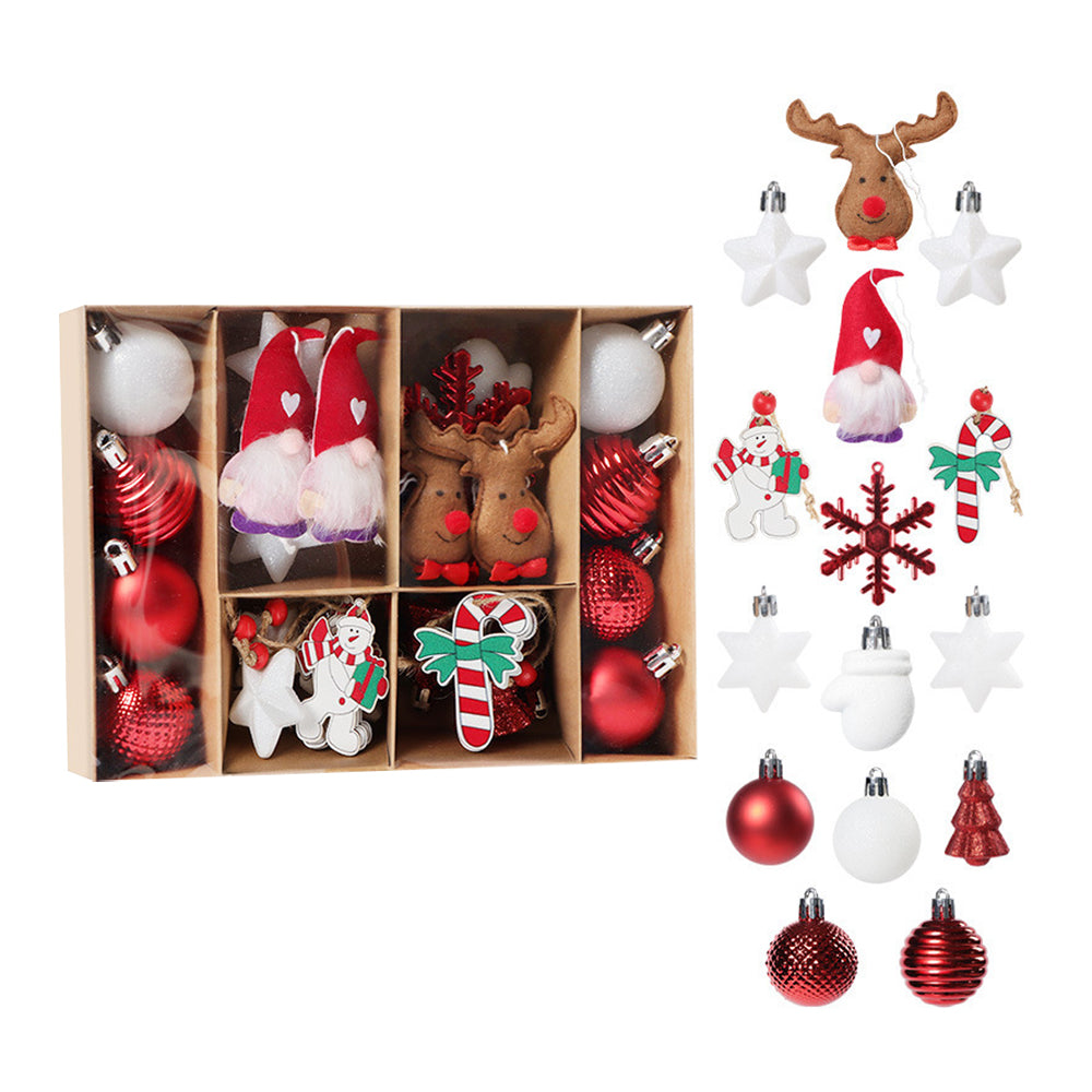 32Pcs Christmas Balls Ornaments Set