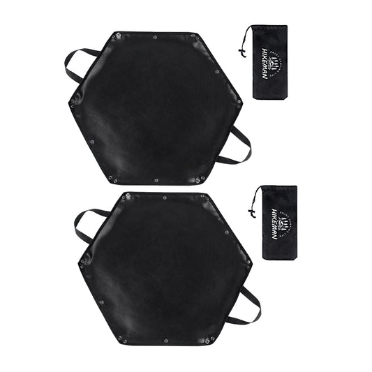 2Pcs Heat Resistant Hexagonal Fireproof Mat