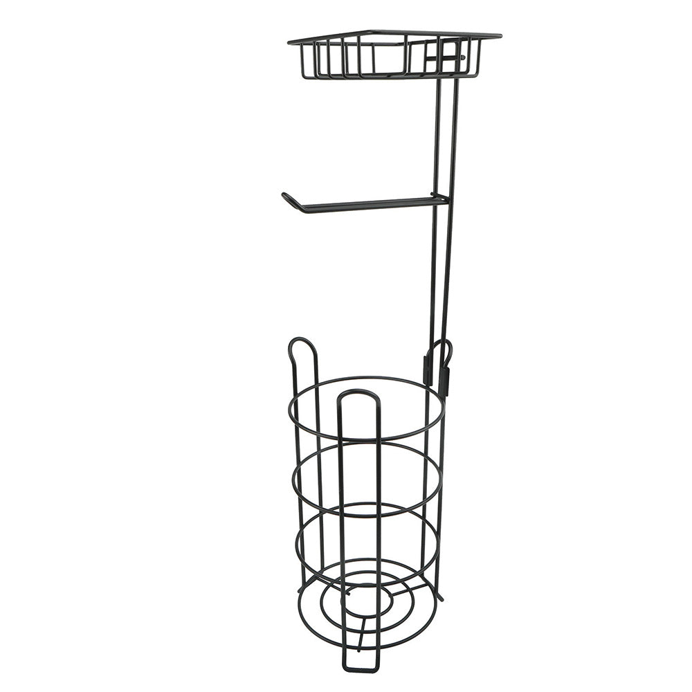 Freestanding Toilet Paper Holder with Storage Basket