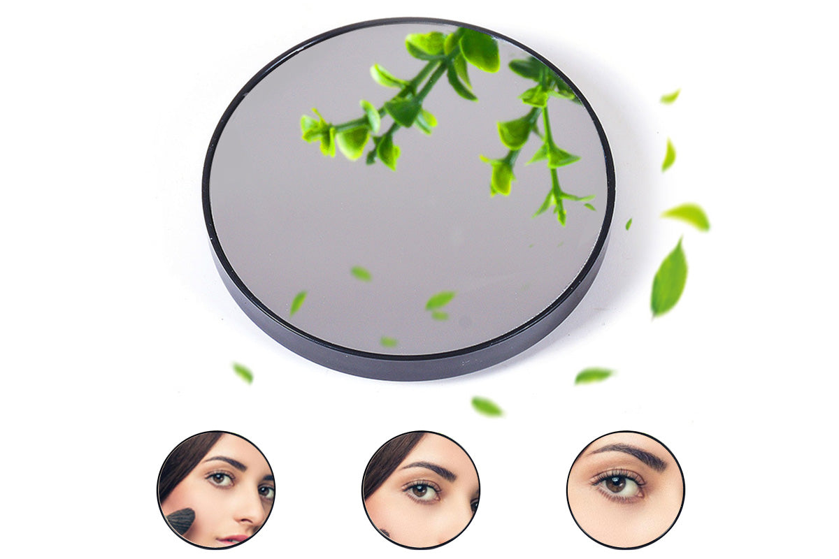 5X/10X/15X Magnifying Suction Mirror Round Cosmetic Mirror for Bathroom