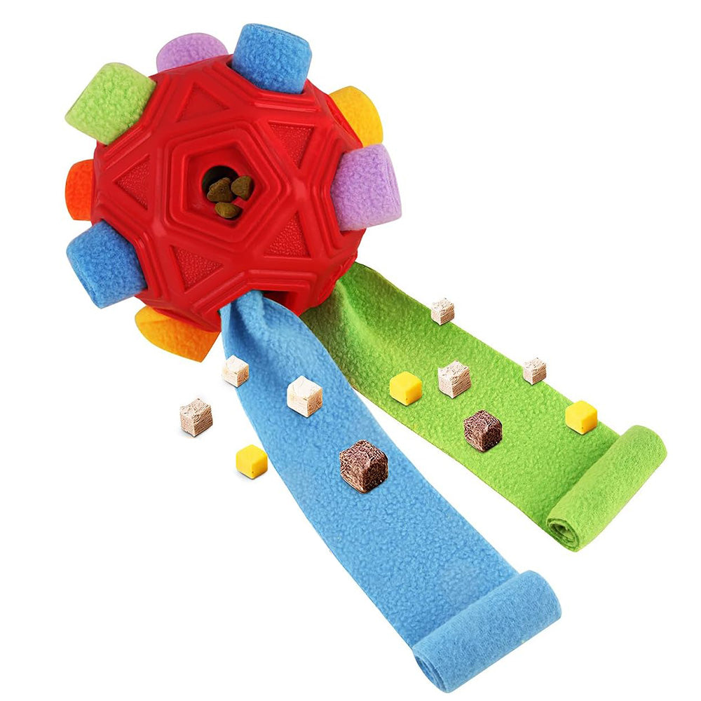 Dog Snuffle Ball Slow Feeder Puzzle Toy for Treats