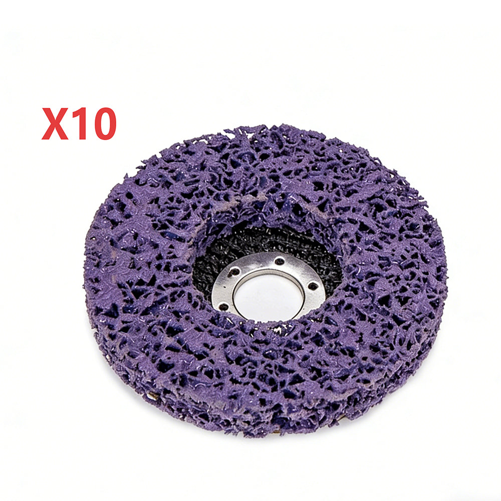 10 Pcs Zirconia Flap Disc 40 Grit Angle Grinder Attachment Sanding Grinding Wheels