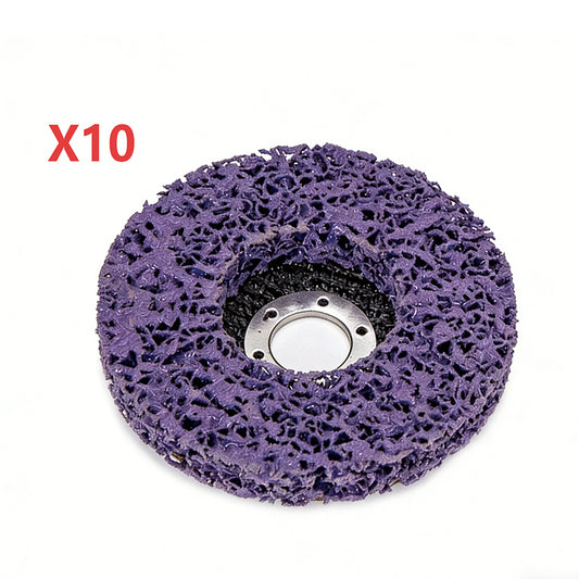 10 Pcs Zirconia Flap Disc 40 Grit Angle Grinder Attachment Sanding Grinding Wheels