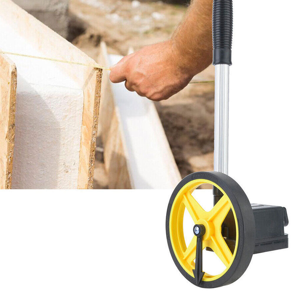 10KM Measure Distance Measuring Wheel Tape Collapsible Land Trundle Walking Surveyor